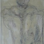 san tommaso...disegno di roberto almagno...aquino-collezione privata